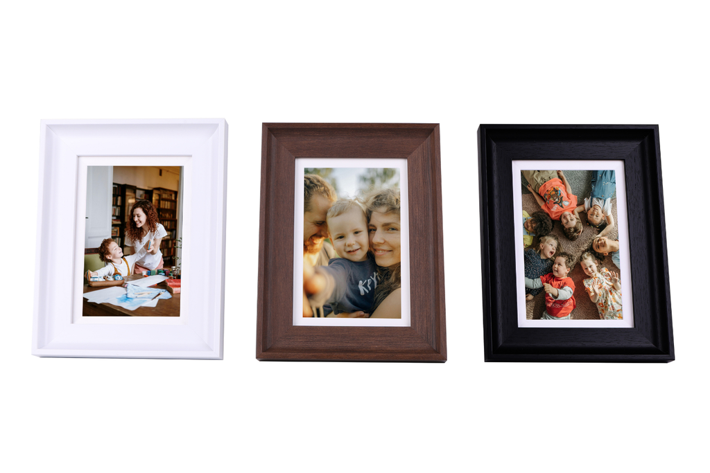 10” Digital Photo Frame (Frameo) — Gift-Ready Box Included | Heart Frame